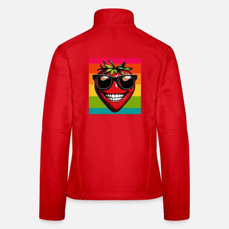 Erdbeeren Erdbeeren Frauen Softshelljacke