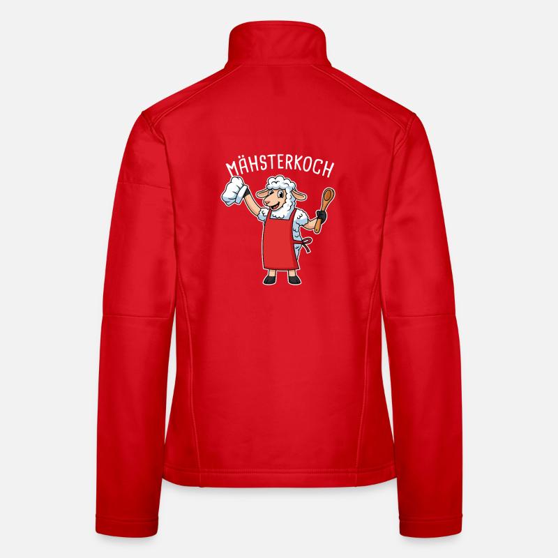 Sheep Cook Chef Cooking Sheep Cook Women's Softshell Jacket