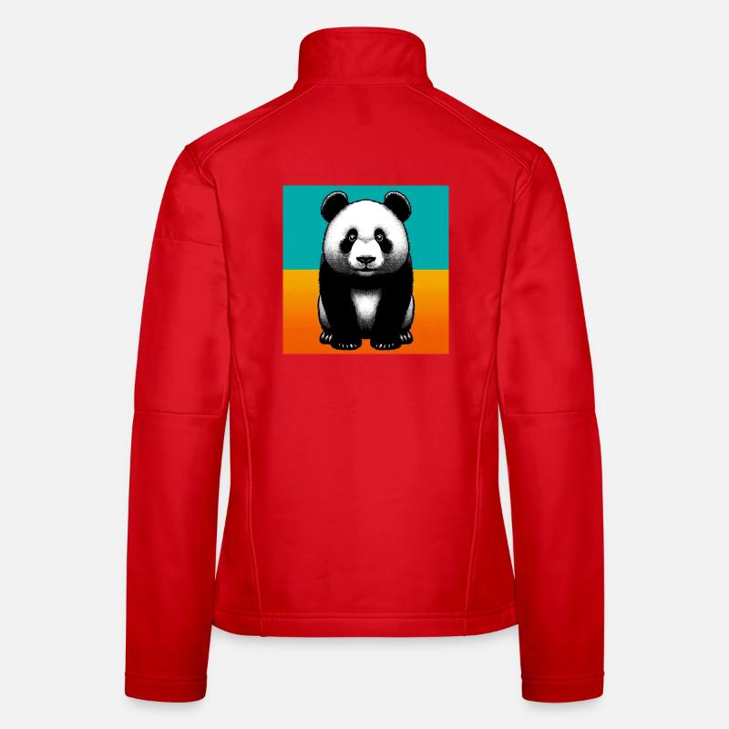 Panda Frauen Softshelljacke