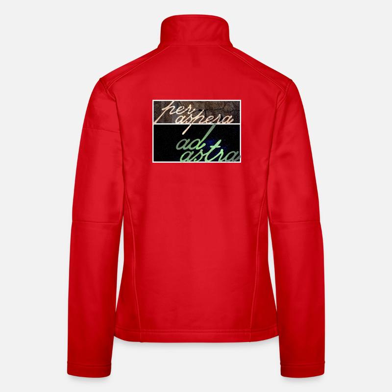 Per Aspera Ad Astra Frauen Softshelljacke