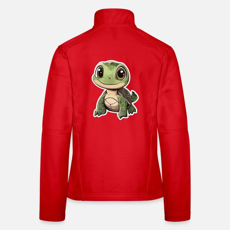 Schildkröte Frauen Softshelljacke