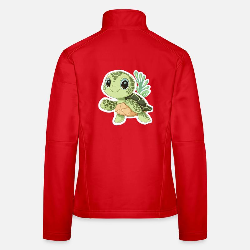 Schildkröte Frauen Softshelljacke