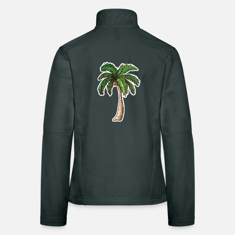 Palm tree Women's Softshell Jacket