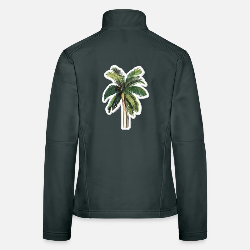 Palmier Veste en tissu softshell Femme