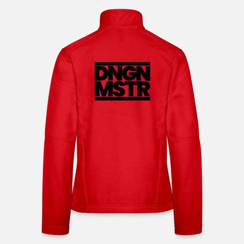 DNGN MSTR – RPG Game Master Minimal Design -Black Frauen Softshelljacke