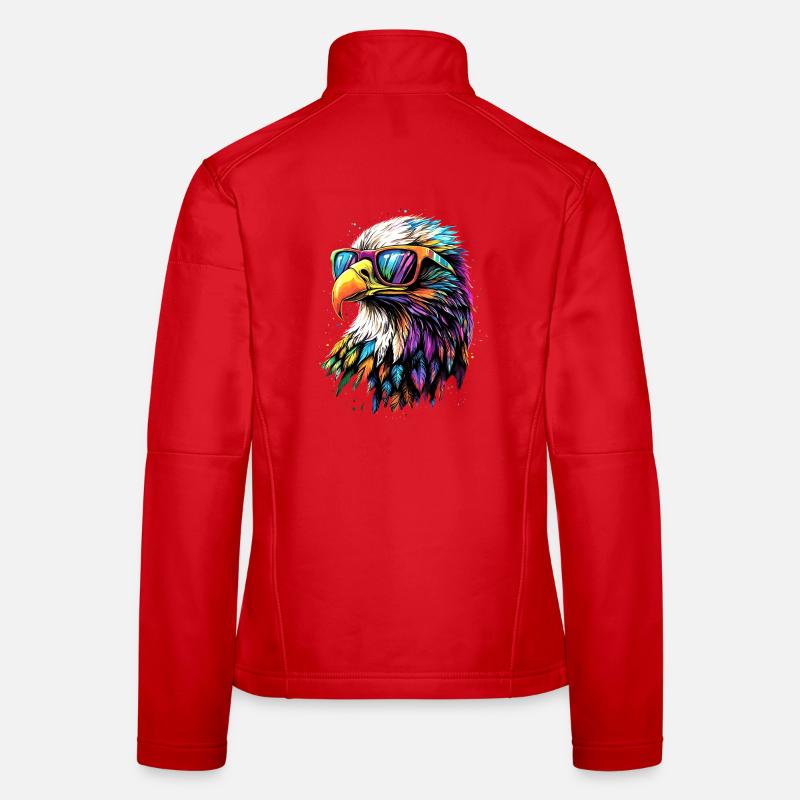 Eagle Bald Eagle Golden Eagle White-tailed Eagle Women's Softshell Jacket