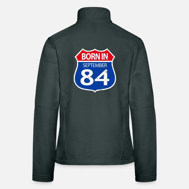 Born_in_September_84 Women's Softshell Jacket