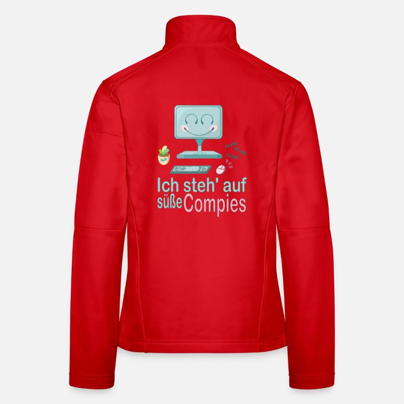 I'm into cute computers Women's Softshell Jacket