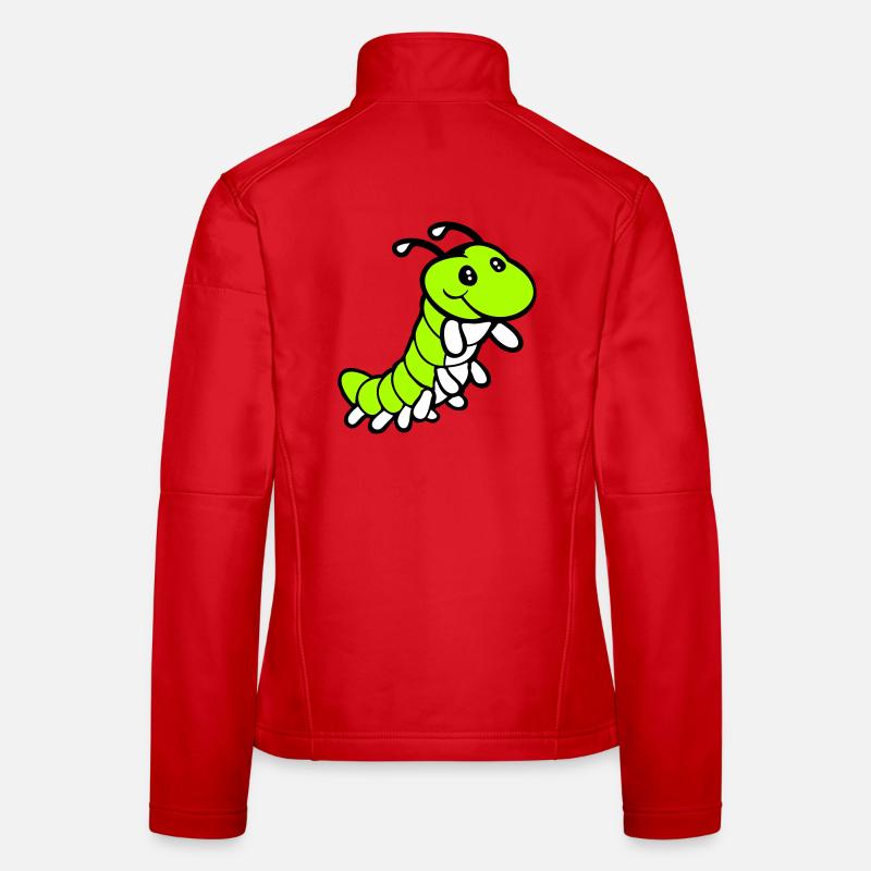 Chenille douce douce petits sourires amicale heureuse Veste en tissu softshell Femme