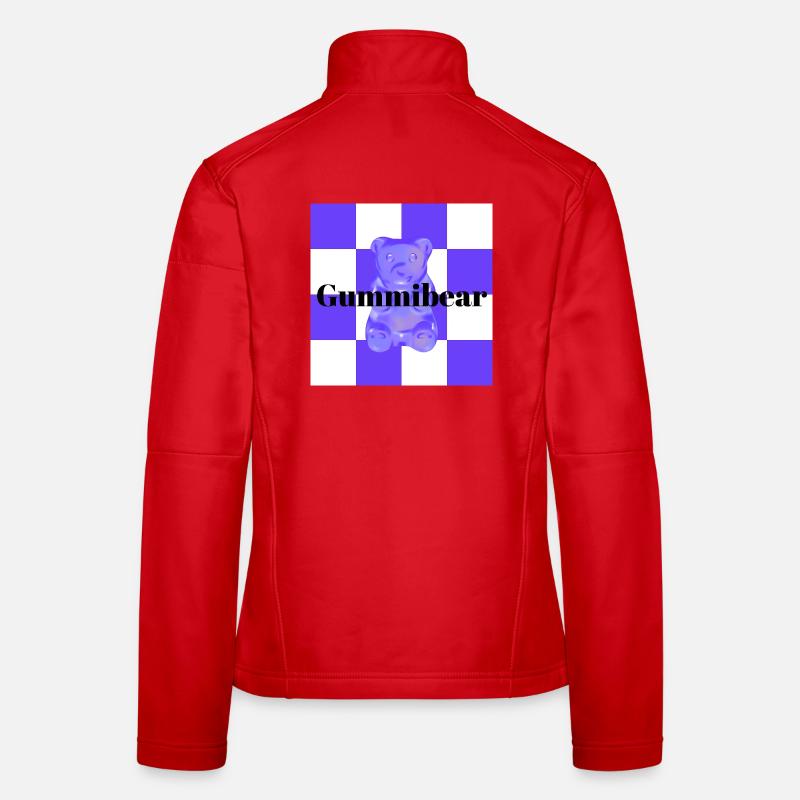 Gummy Bear Cozy Cuddle Trend Design Women's Softshell Jacket