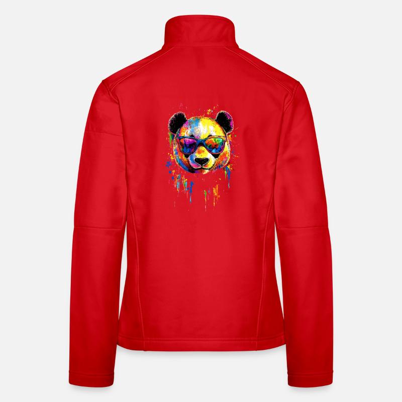Panda Bear Giant Pandas Giant Panda Cute Panda Bear Women's Softshell Jacket