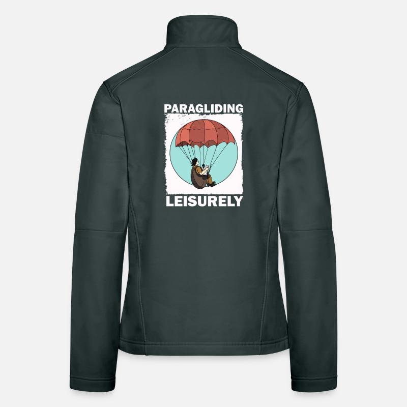 Paragliding Relaxation Design Women's Softshell Jacket