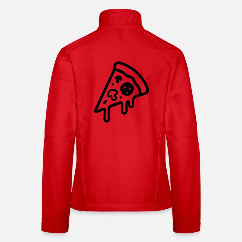 Pizza Slice Icon Women's Softshell Jacket