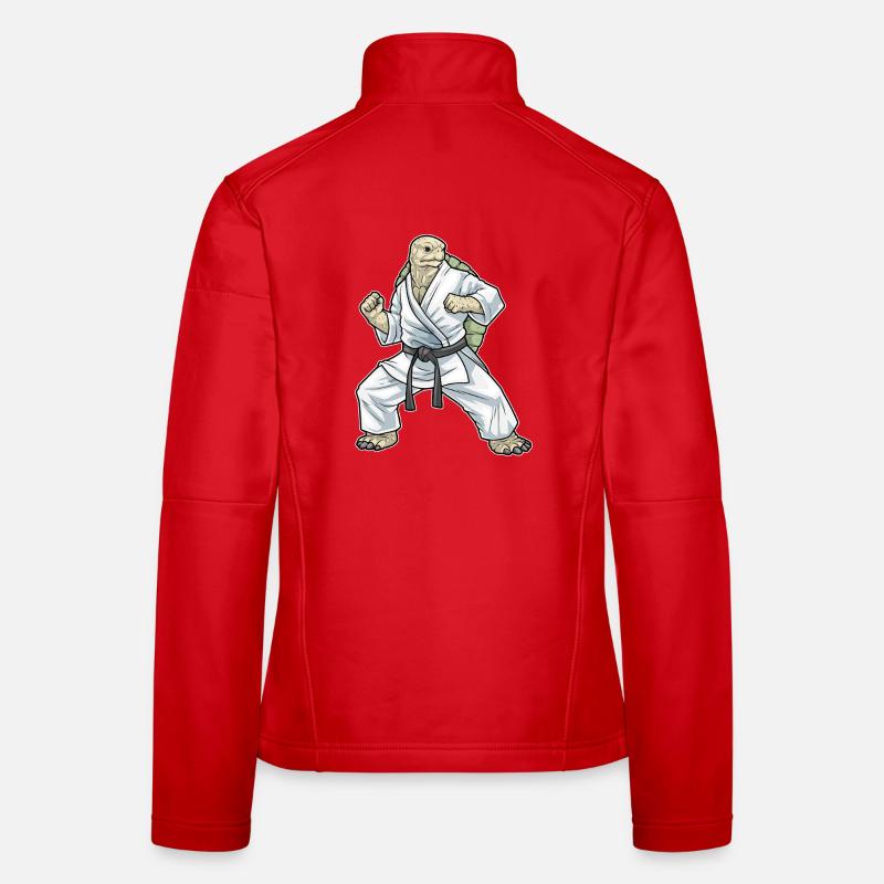 Turtle Karate Martial Arts Women's Softshell Jacket