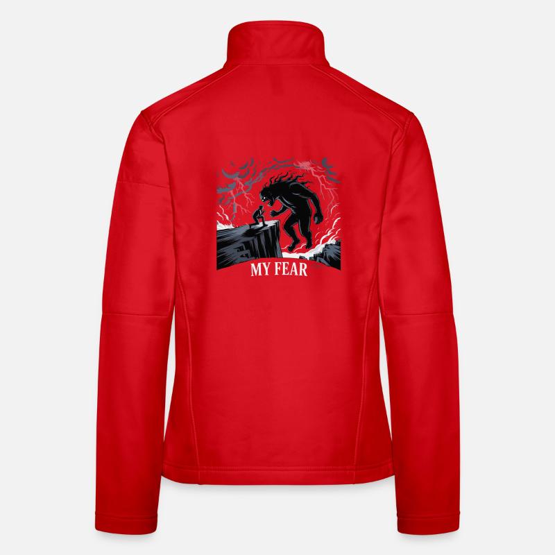 Dark Forest Encounter Illustration Women's Softshell Jacket