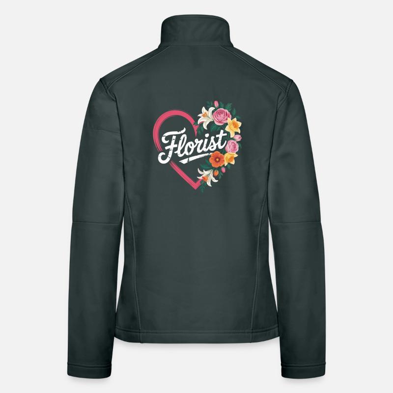 fleuriste Veste en tissu softshell Femme