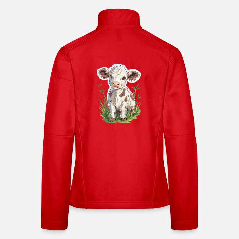 Vache Veste en tissu softshell Femme