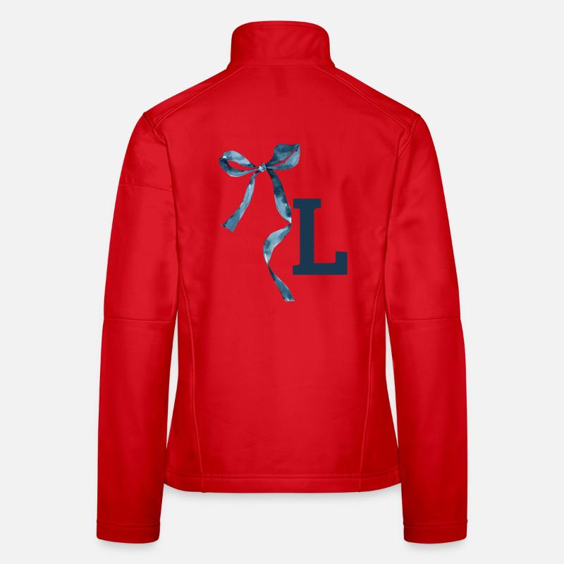 Monogramm l Geschenkidee Frauen Softshelljacke