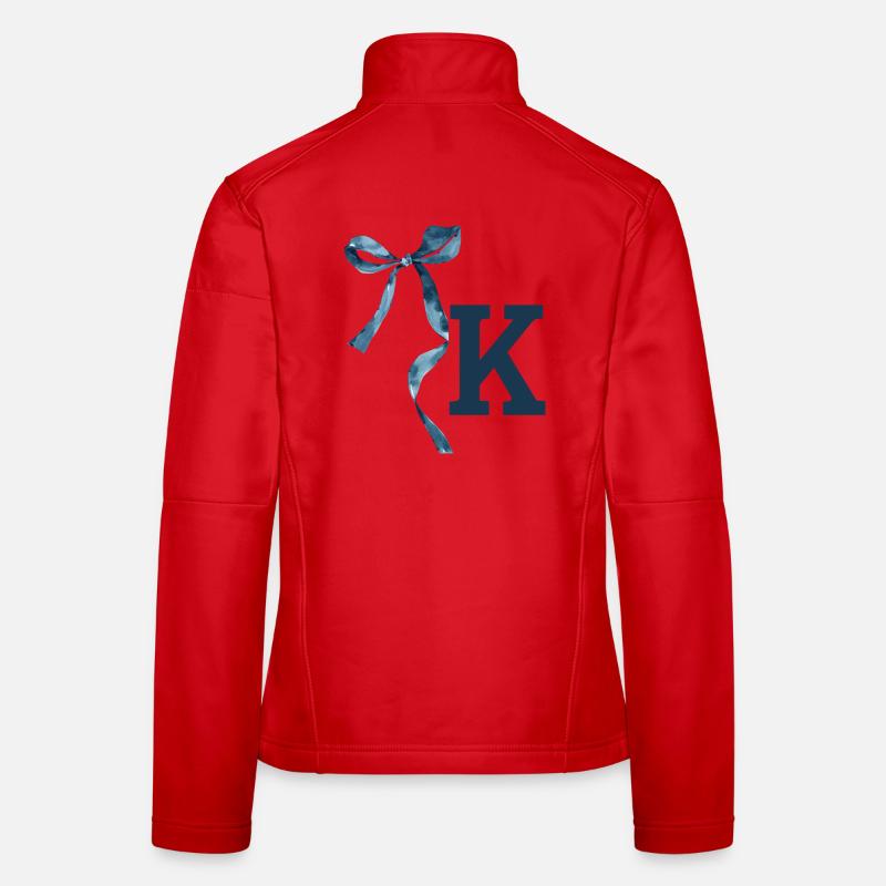 Monogram k gift idea Women's Softshell Jacket