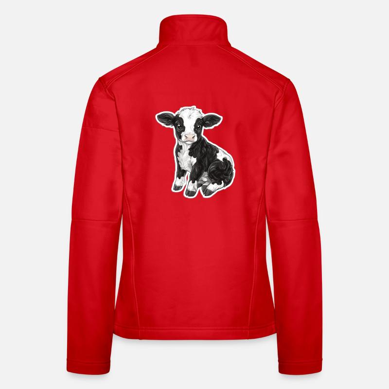 Vache Veste en tissu softshell Femme