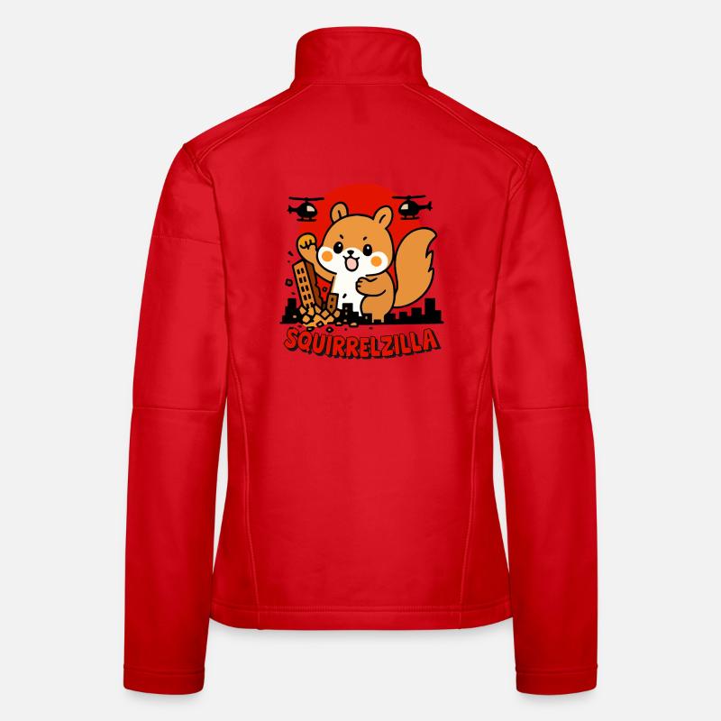 Squirrelzilla Urbanes Abenteuer Frauen Softshelljacke