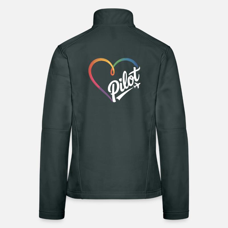 Pilot Herz Frauen Softshelljacke