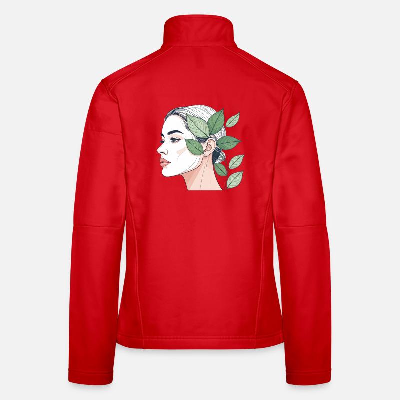 Die Natur ist ein Geisteszustand Frauen Softshelljacke
