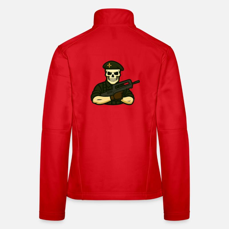 Foreign Skull-dier Women's Softshell Jacket