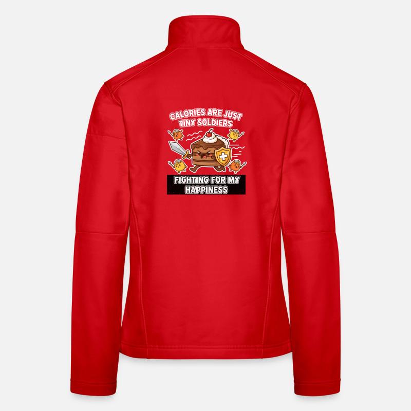 Cake Warrior Combattant du Bonheur Veste en tissu softshell Femme
