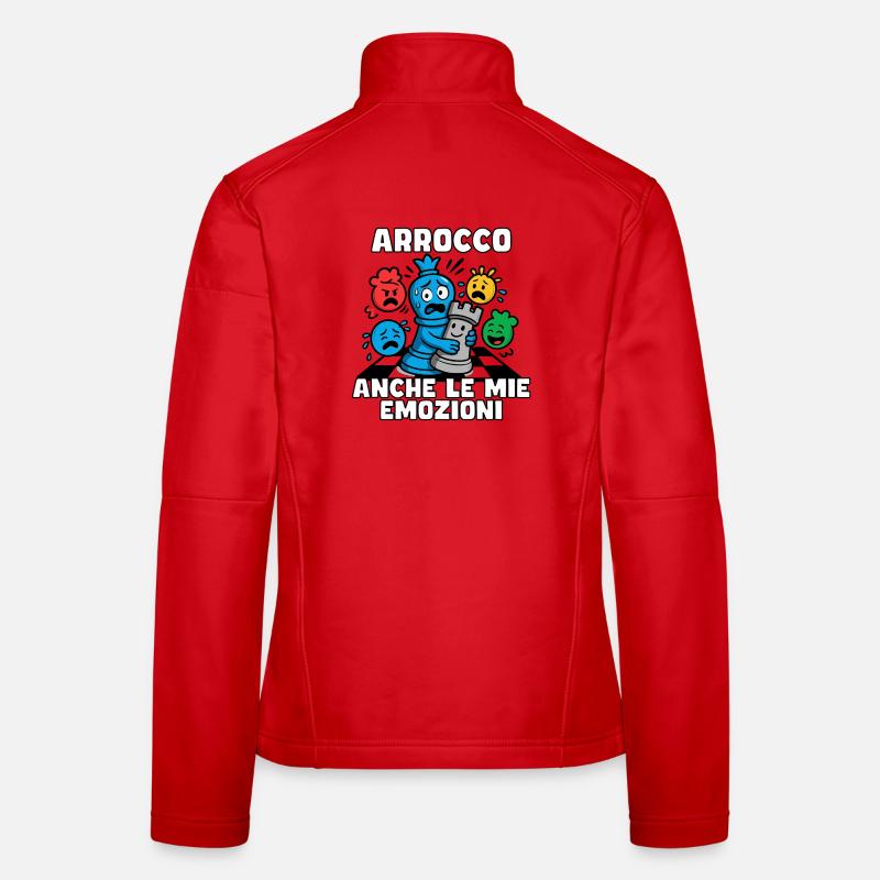 Emergency emotional castling - Women's Softshell Jacket - red