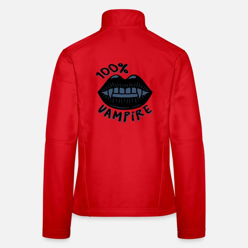 100% Vampire Frauen Softshelljacke