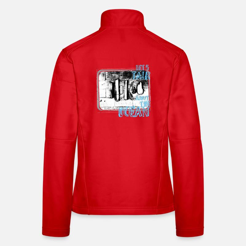 Let's talk about the ocean Women's Softshell Jacket