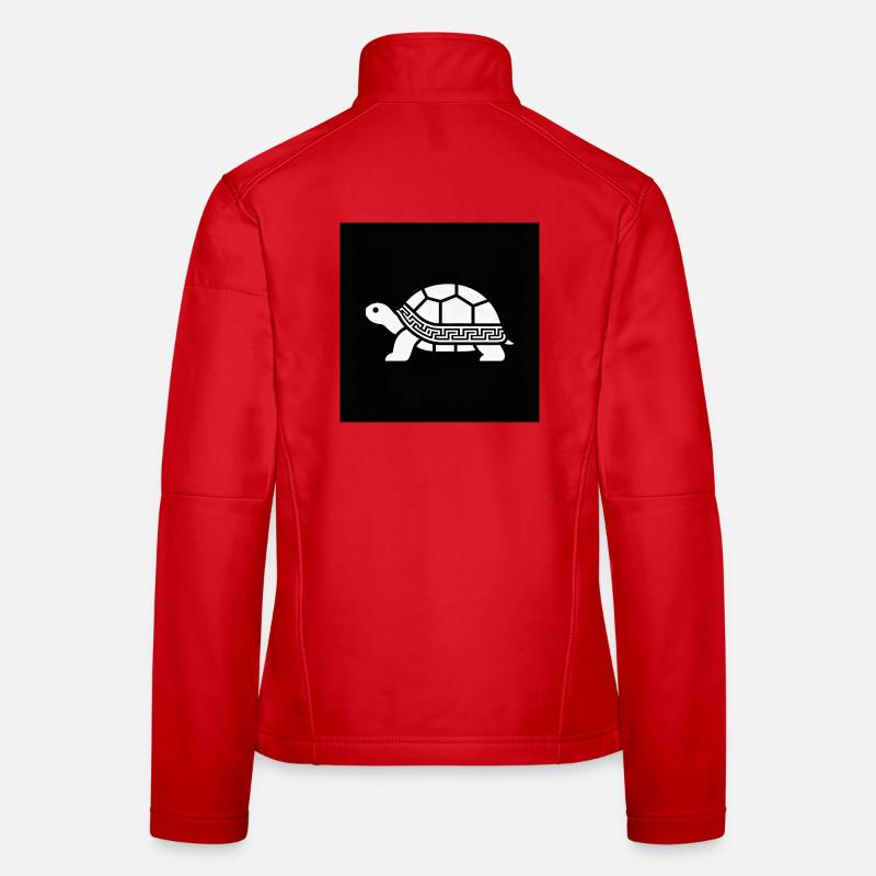 Geometric turtle with pattern Women's Softshell Jacket