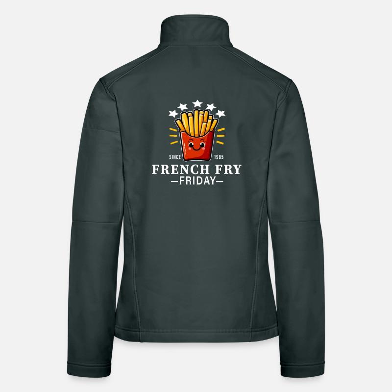 Frites Rigolotes Vendredi Veste en tissu softshell Femme