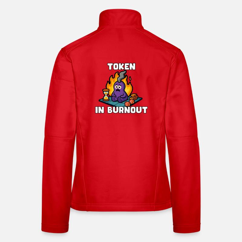 Token burnout Women's Softshell Jacket