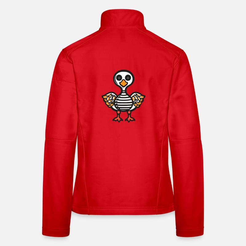 Gans Halloween Comic Lustig Frauen Softshelljacke