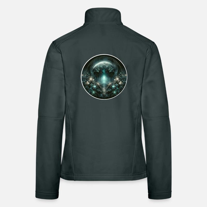 Circular Lunar Forest Women's Softshell Jacket