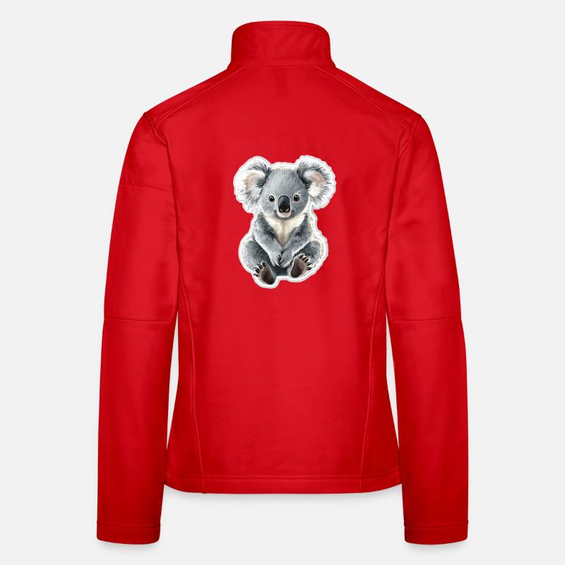 Koala - Frauen Softshelljacke - Rot