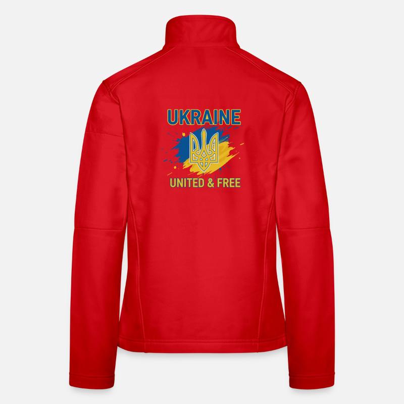 Ukraine Unity and Freedom Women's Softshell Jacket
