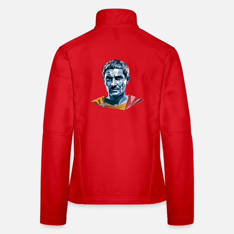 Caesar - Cooles Geschichtslogo Frauen Softshelljacke