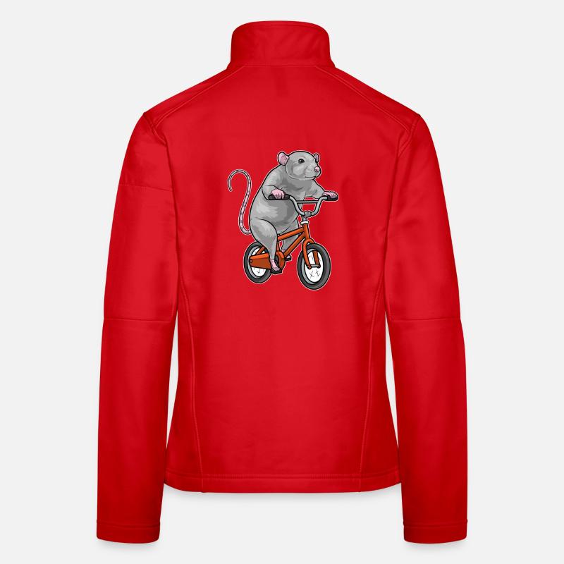 Mouse Bike Women's Softshell Jacket