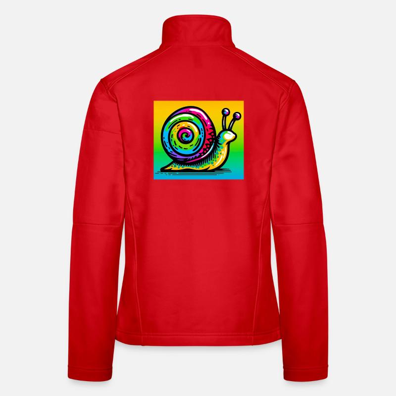 Escargot Veste en tissu softshell Femme