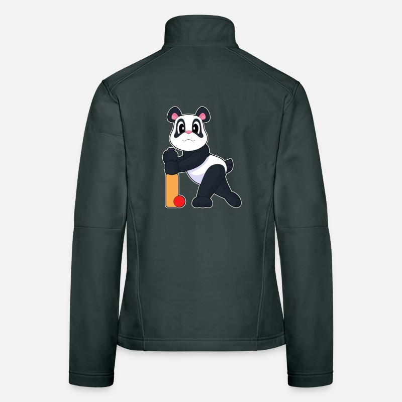 Panda Cricket Cricketschläger Frauen Softshelljacke