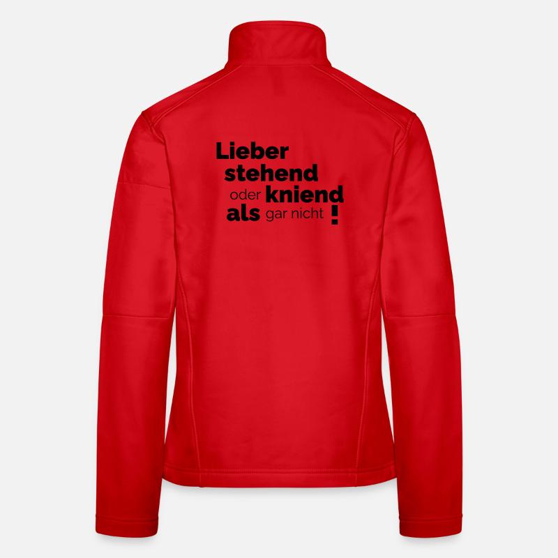 lieber stehend Frauen Softshelljacke