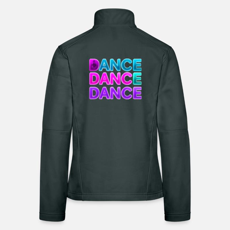 DANCE DANCE DANCE – Neon 80s mit Boxen Frauen Softshelljacke