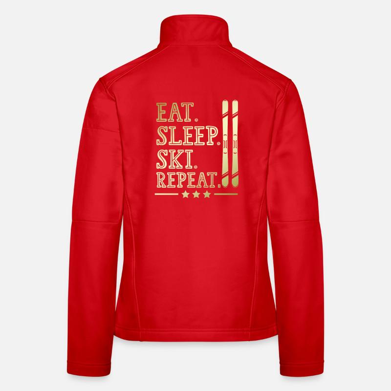 Manger dormir Ski Répéter Veste en tissu softshell Femme