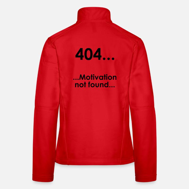 Unispruch "Error404" Student Geschenk, Studenten Frauen Softshelljacke