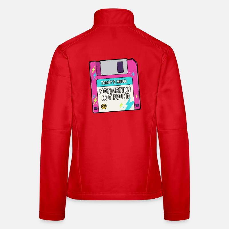 Auf der Diskette fehlt die Motivation Frauen Softshelljacke