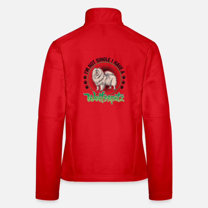 Wolfspitz n’est pas un seul Wolfspitz allemand Veste en tissu softshell Femme