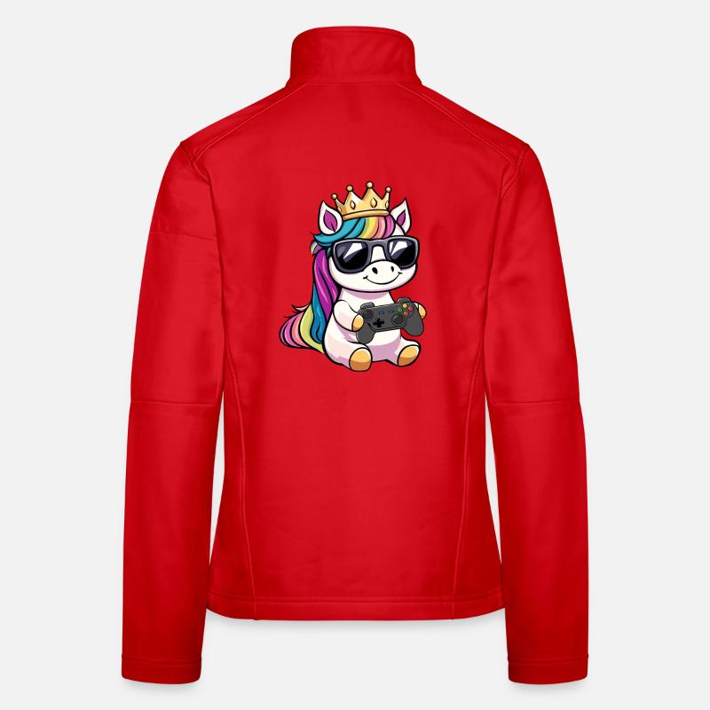 Unicorn controller Women's Softshell Jacket